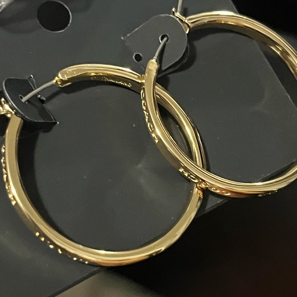 Gold Hoop Earrings - Picture 4 of 4